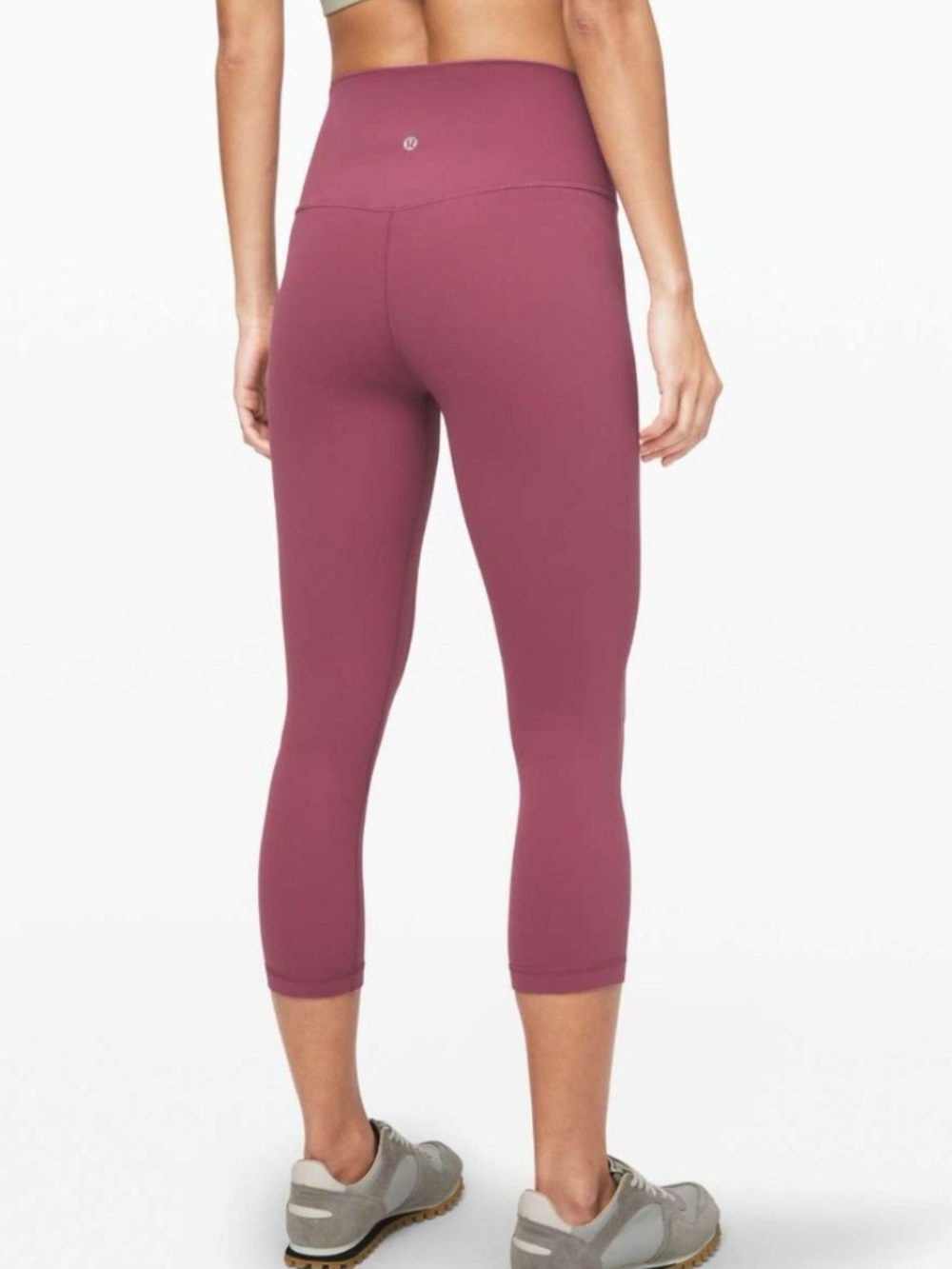 lululemon High-Rise Align Crop  Leggings in Dusty Rose